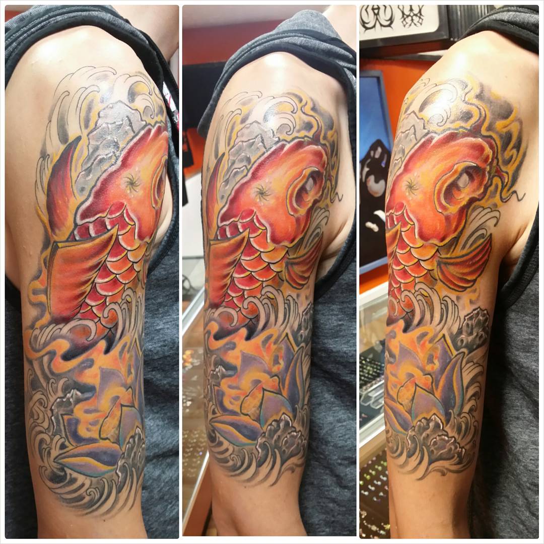 65 Japanese Koi Fish Tattoo Designs Meanings True Colors 2019
