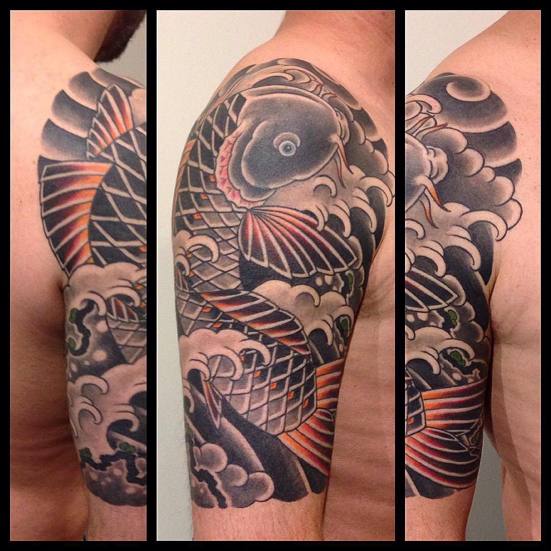 Japanese Koi Fish Tattoo Designs Meanings True Colors