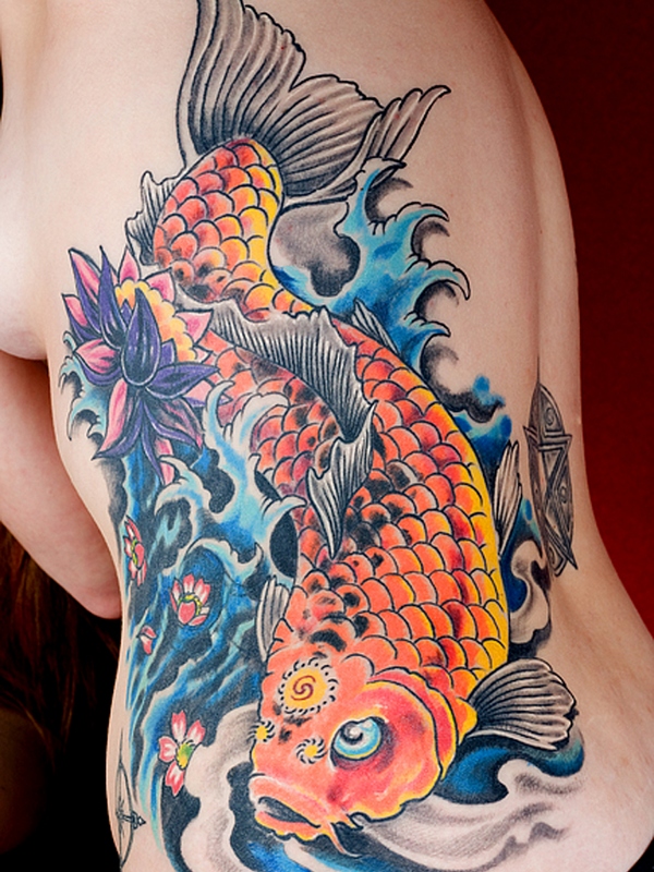 65+ Japanese Koi Fish Tattoo Designs & Meanings True Colors (2019)