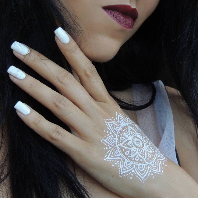 25 Unique and Elegant White Tattoo Designs and Ideas