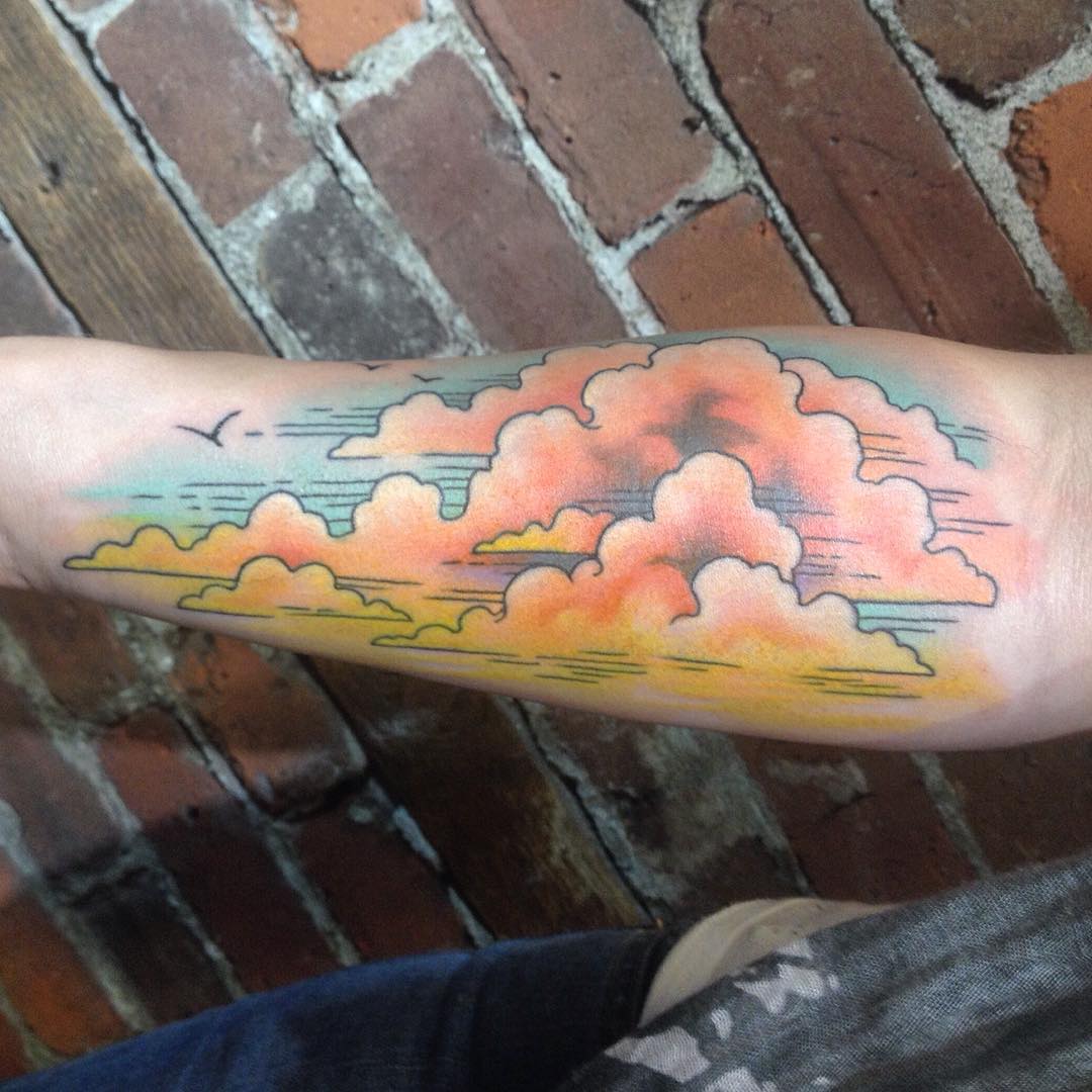 Top 40 Best Cloud Tattoo Designs And Ideas For Men An - vrogue.co