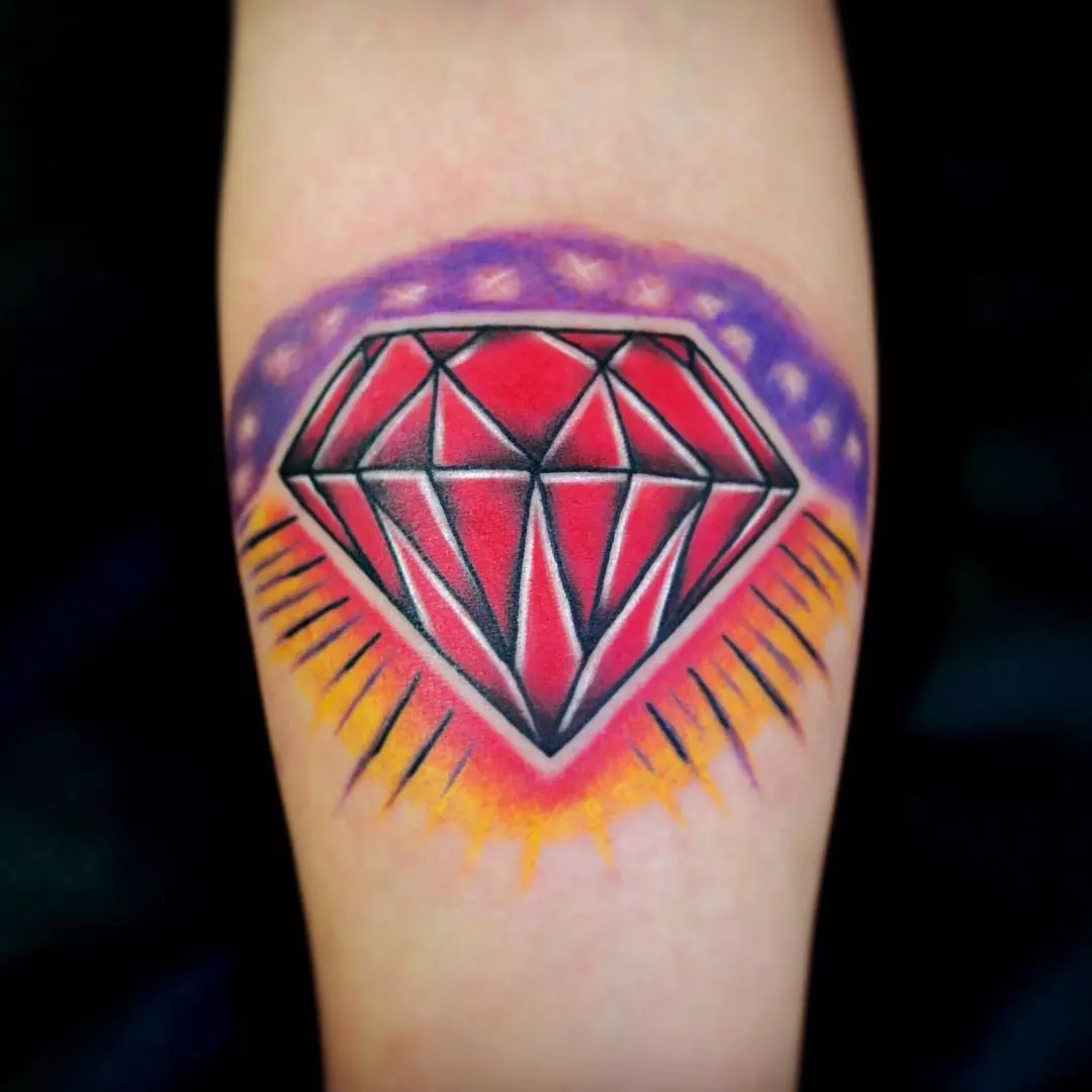 75+ Best Diamond Tattoo Designs & Meanings Treasure for You (2018)