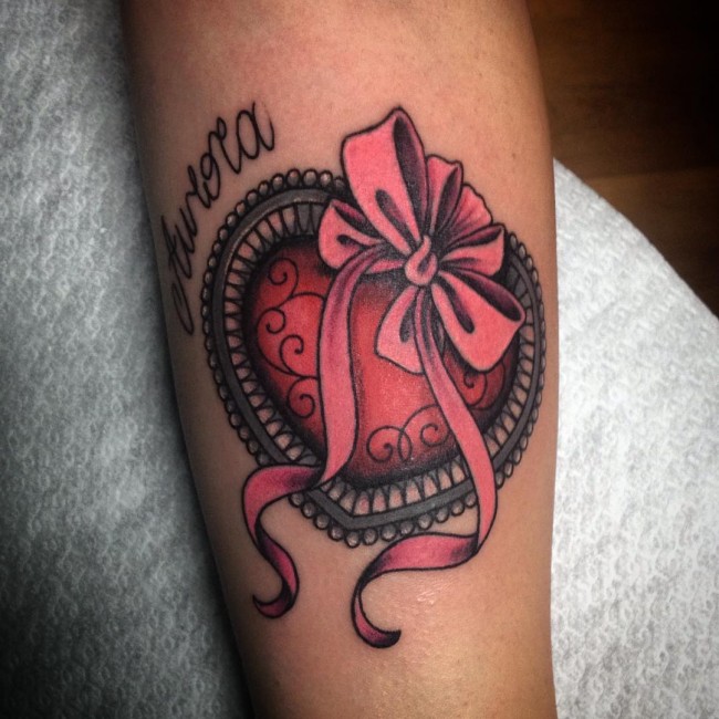 40 Sweet Heart Tattoo Designs and Meaning - True Love