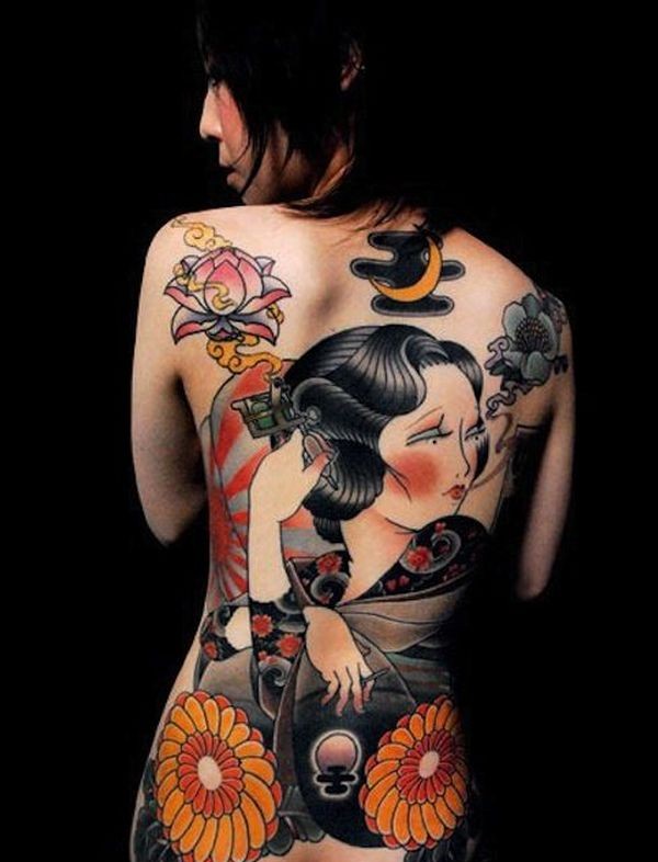 Asian Female Tattoo 15