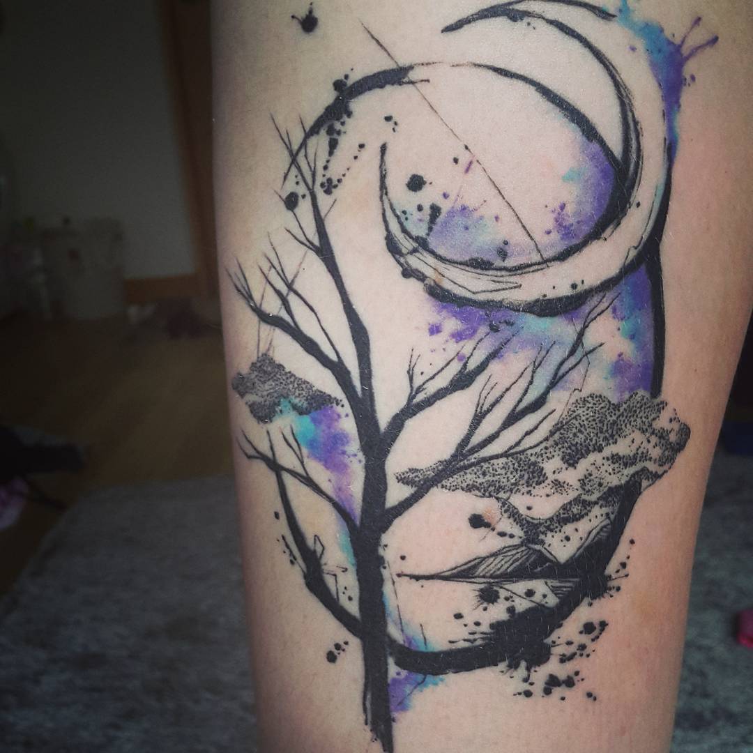 115 Best Moon Tattoo Designs Meanings Up In The Sky 2019 