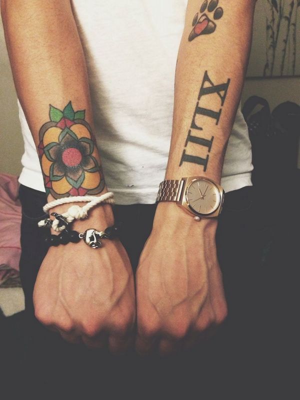 tatuaj cu cifre romane