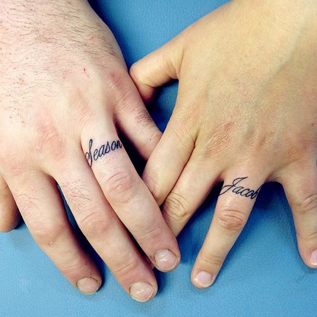 55+ Wedding Ring Tattoo Designs & Meanings True