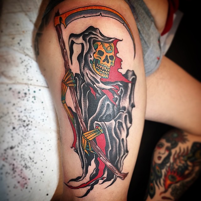 30 Creative Grim Reaper Tattoos