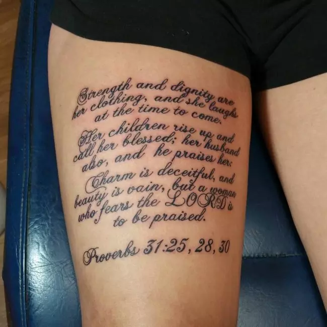 75 Best Bible Verses Tattoo Designs Holy Spirits (2019)