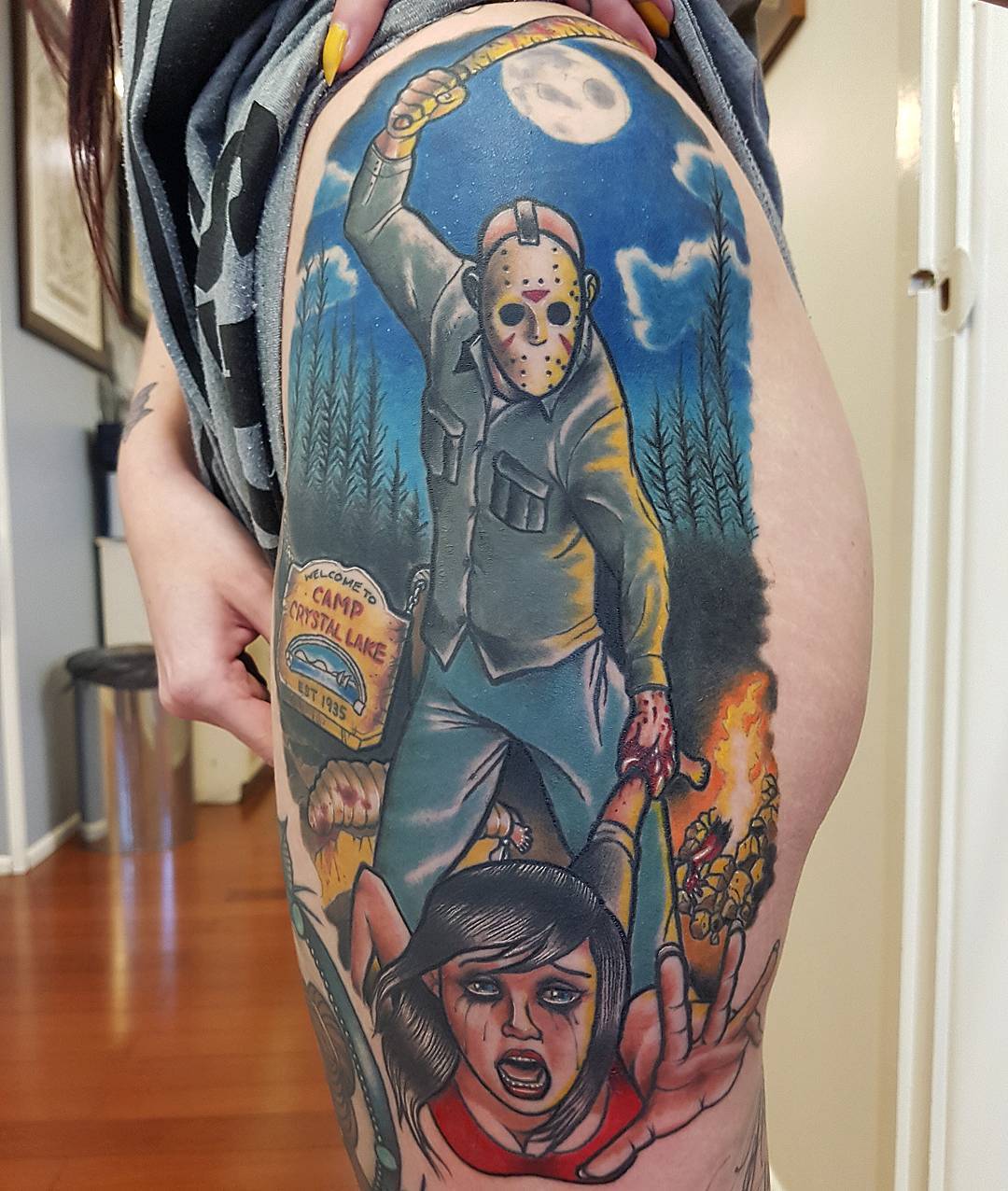 70+ Best Daredevil Friday the 13th Tattoos [Designs