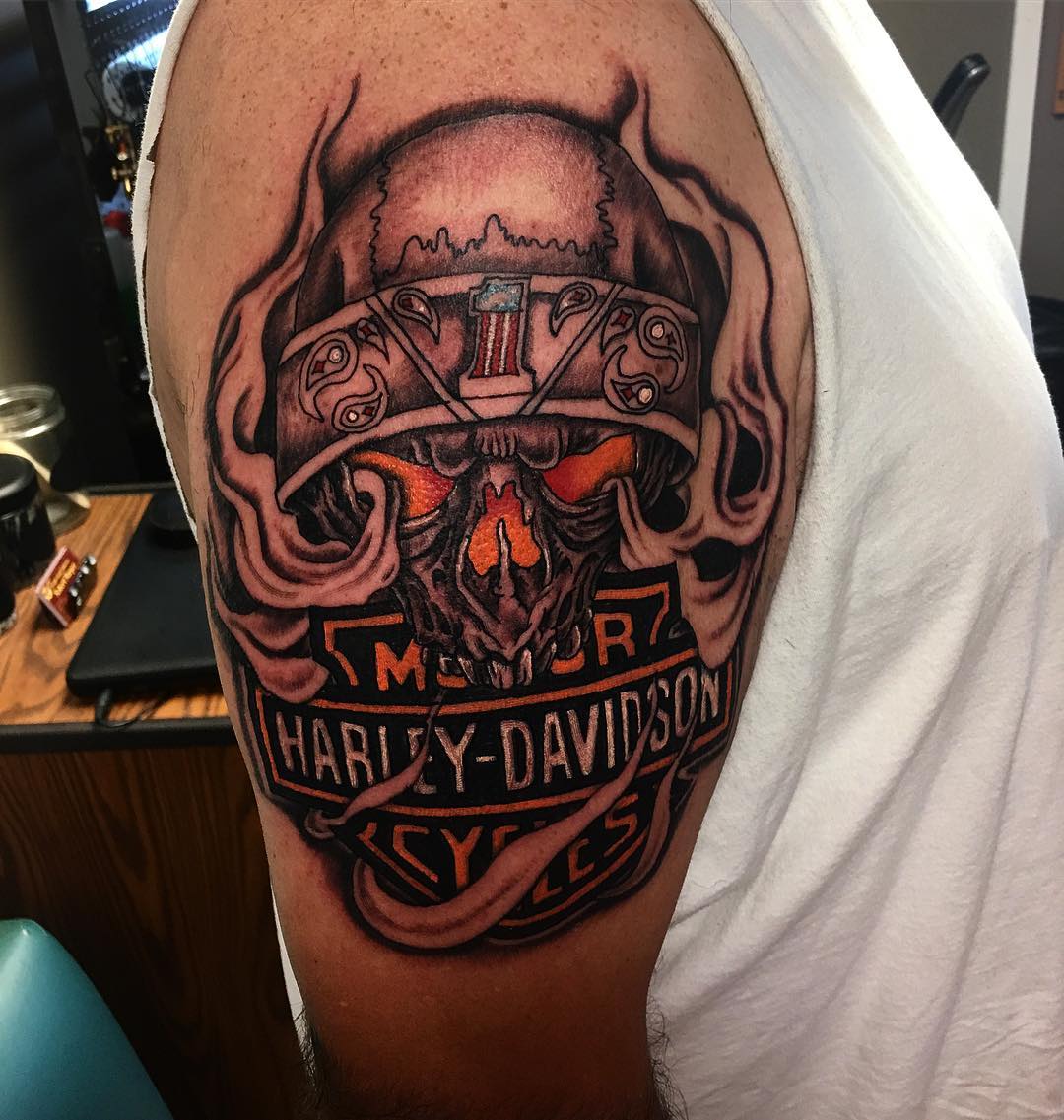 95+ Adventurous Harley Davidson Tattoos