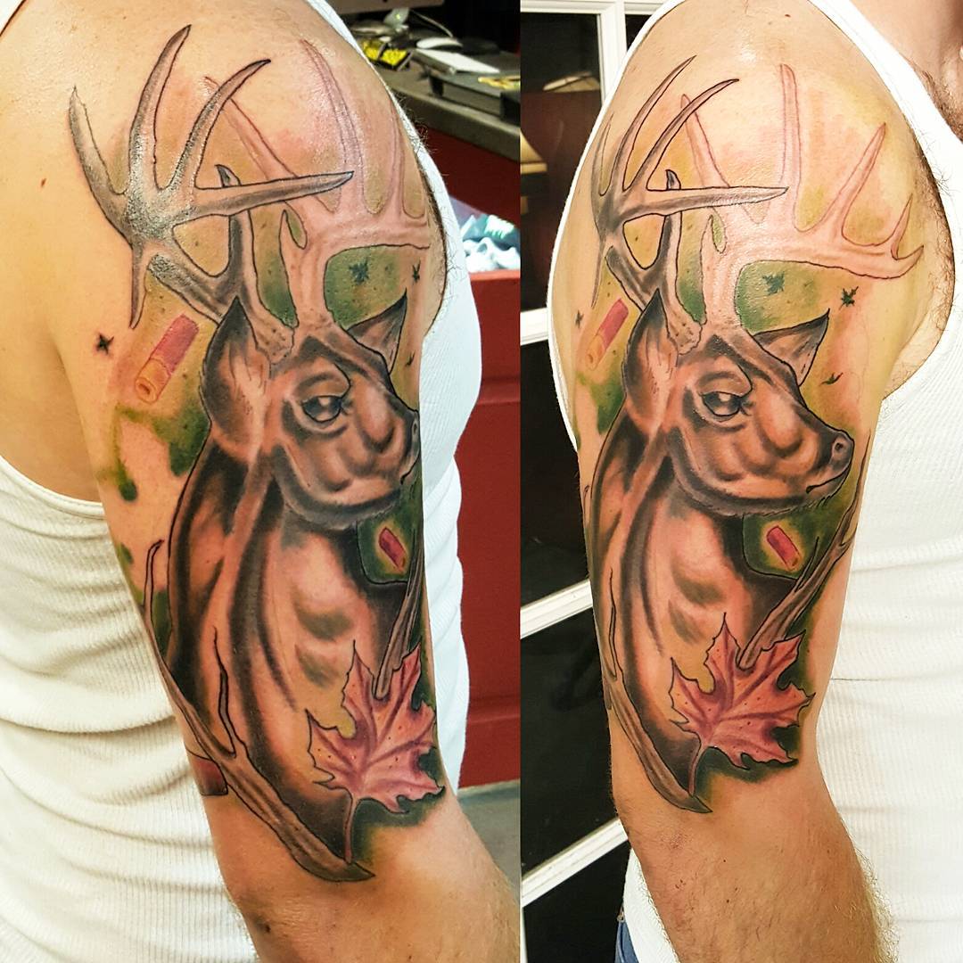 75 Best Hunting Tattoo Designs and Ideas Hobby Commitment (2019)