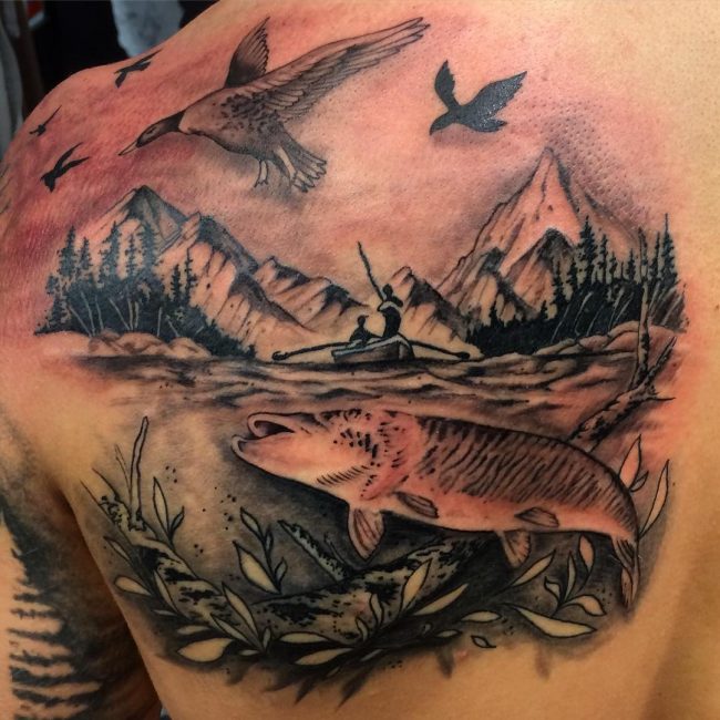 Tatuagem de caça