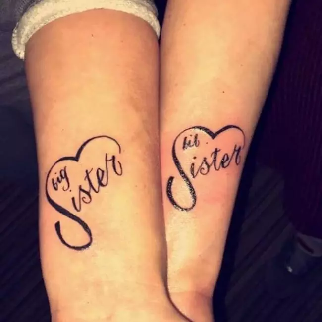 sister tattoos