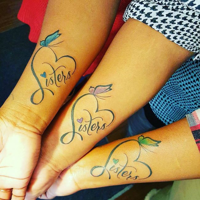 95+ Superb Sister Tattoos Matching Ideas, Colors, Symbols