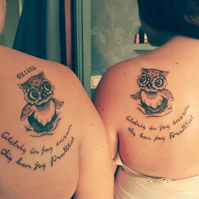 sister tattoos