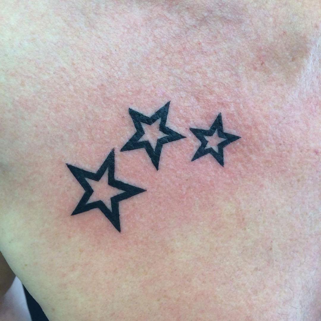 75+ Unique Star Tattoo Designs & Meanings - Feel The Space (2019)