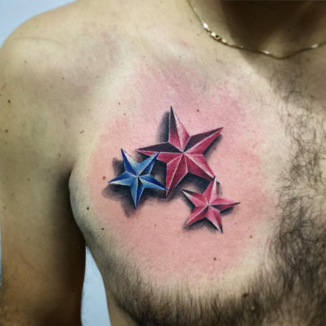 75+ Unique Star Tattoo Designs & Meanings - Feel The Space (2019)