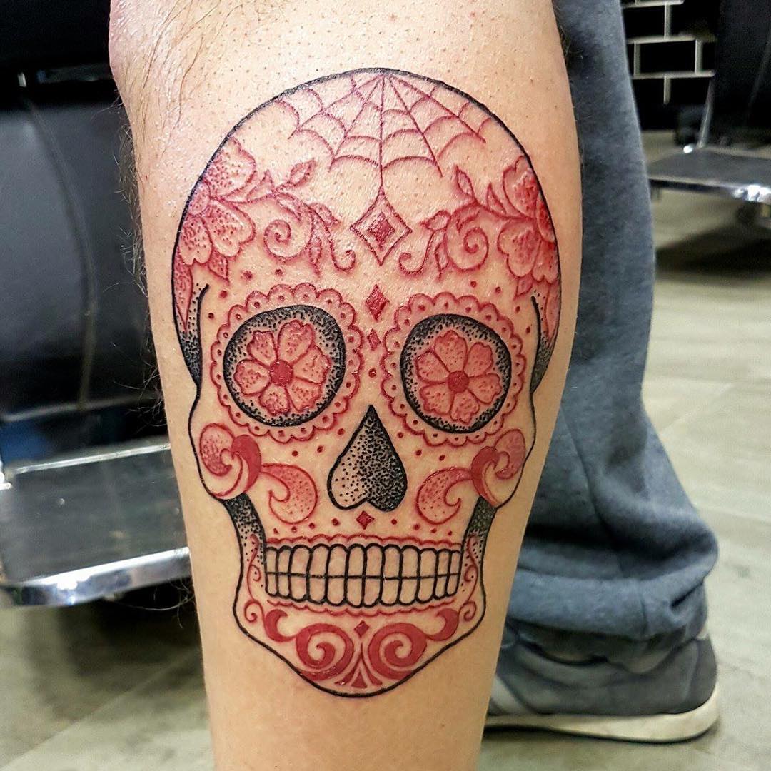 125 Best Sugar Skull Tattoo Designs Meaning 2019 