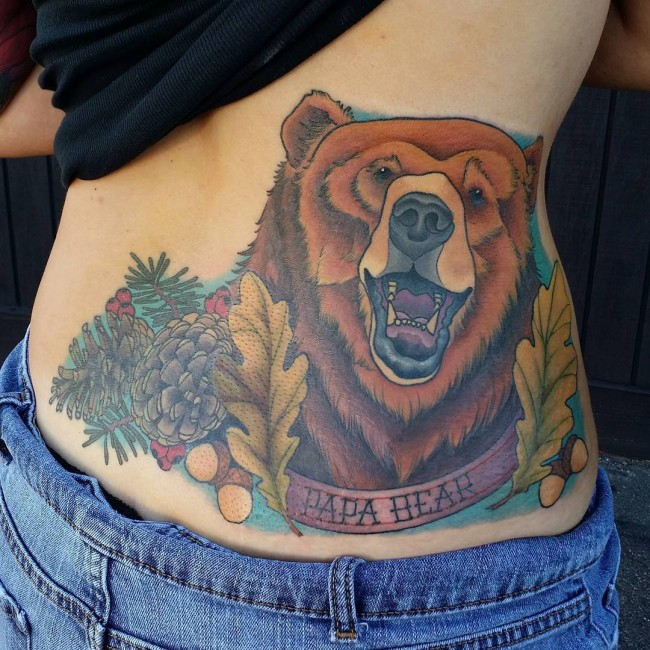 85 Rough Bear Tattoo Designs Meanings Feel The Wild Nature 2019