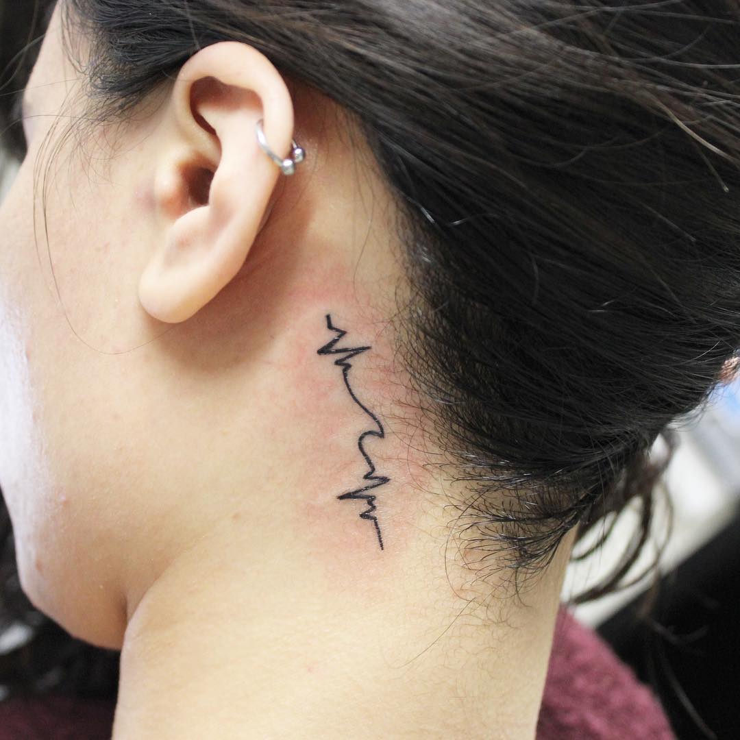 80 Best Behind the Ear Tattoo Designs & Meanings Nice