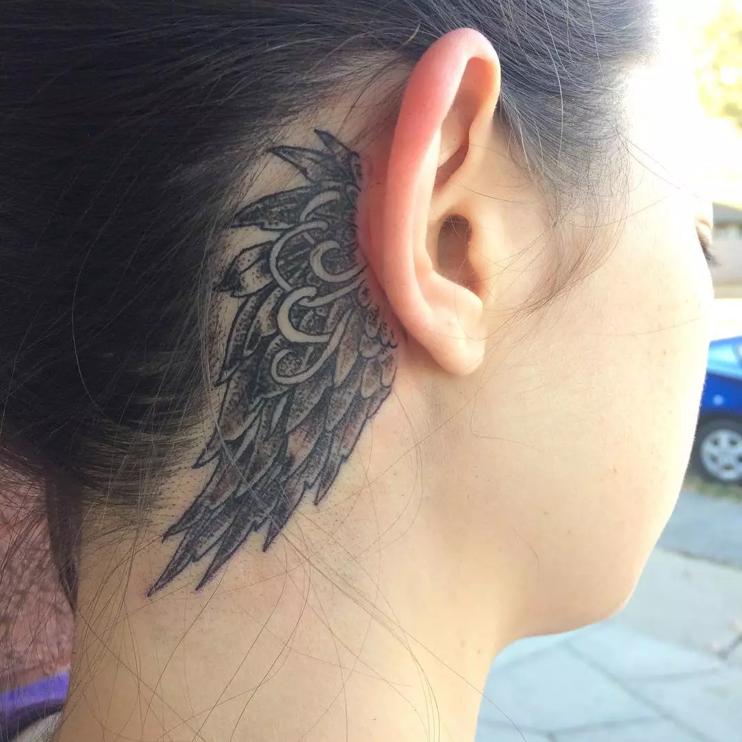 80 Best Behind the Ear Tattoo Designs & Meanings Nice & Gentle (2019)