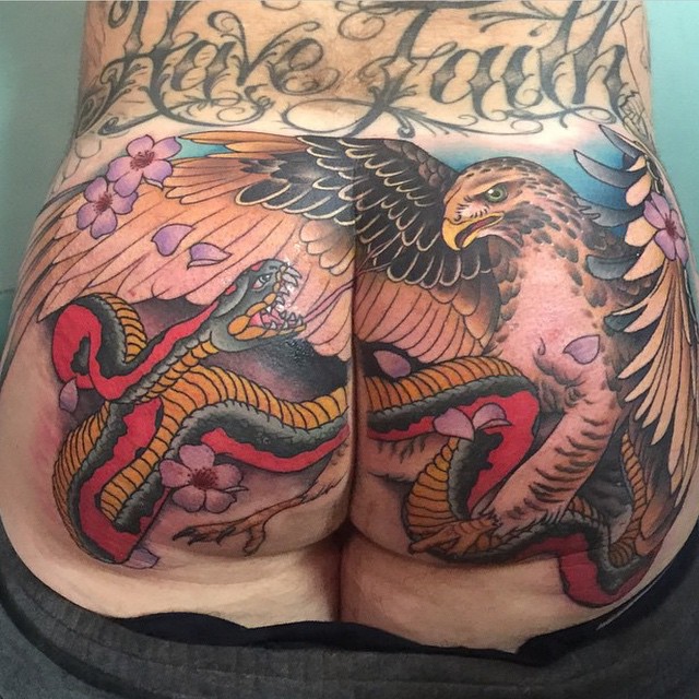 Tattooed Butt 60