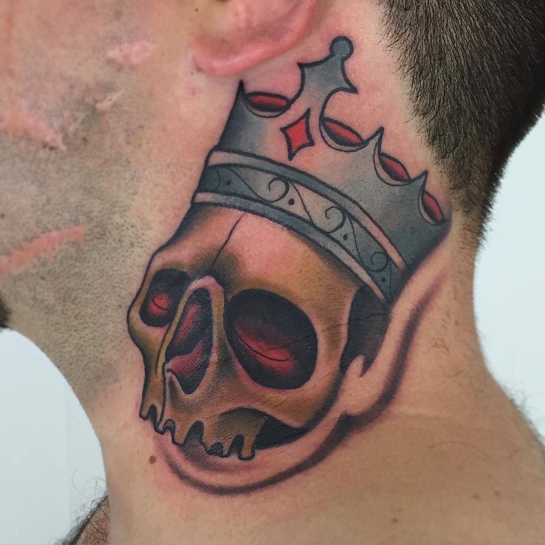 55 Best King And Queen Crown Tattoo - Designs & Meanings ...
 King Of Kings Tattoo
