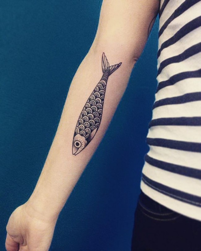 geometric tattoo jesus Fish Tattoo 2017 75  & of Meanings Designs Best Best