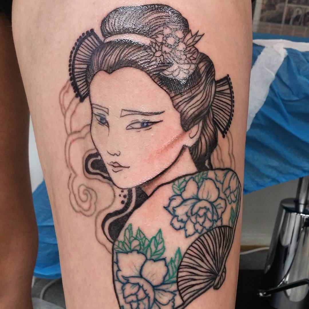 70 Colorful Japanese Geisha Tattoos Meanings And Designs 2019 