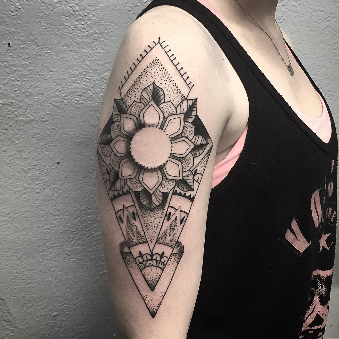 100+ Geometric Tattoo Designs & Meanings Shapes & Patterns of 2019