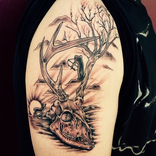 75 Best Hunting Tattoo Designs And Ideas Hobby Commitment 2019