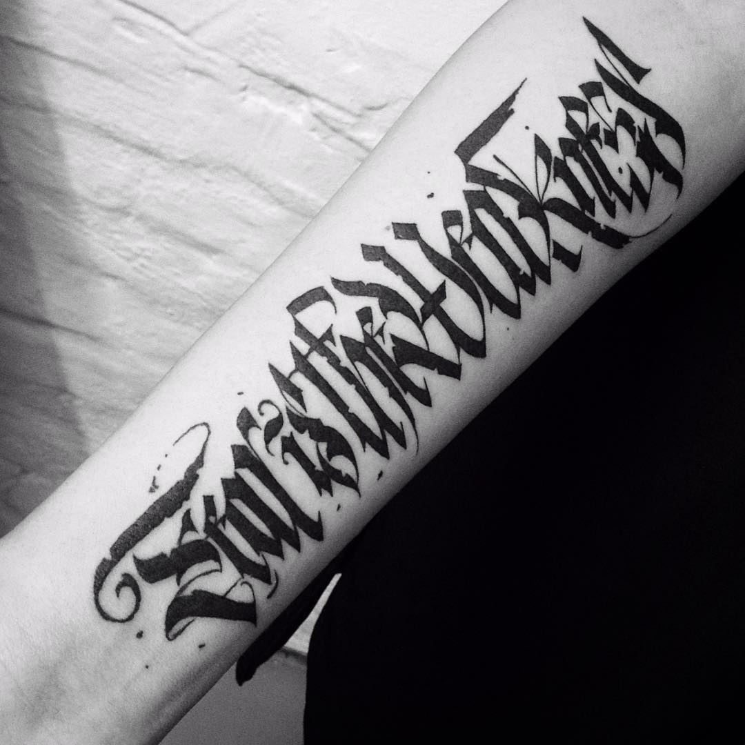 110 Best Tattoo Lettering Designs Meanings 2019