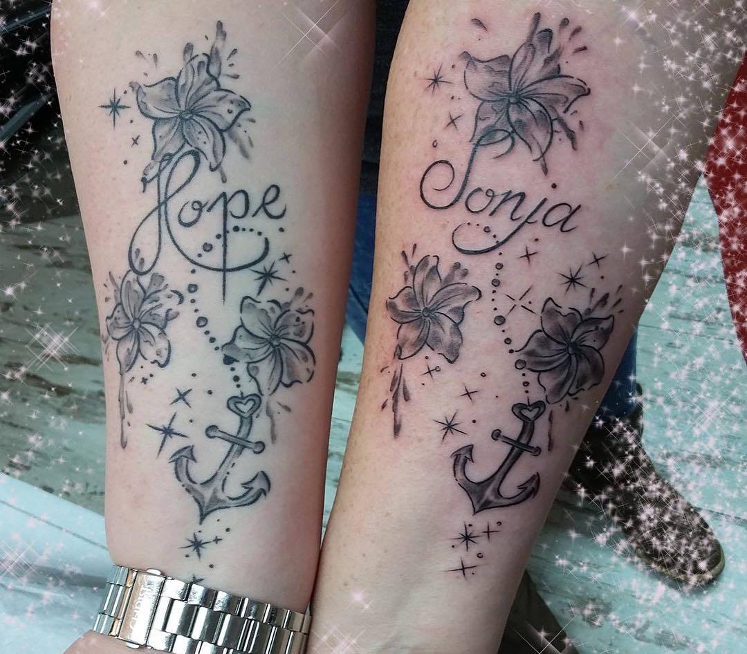 90+ Sweet Matching Mother Daughter Tattoo - Designs & Meanings (2018)