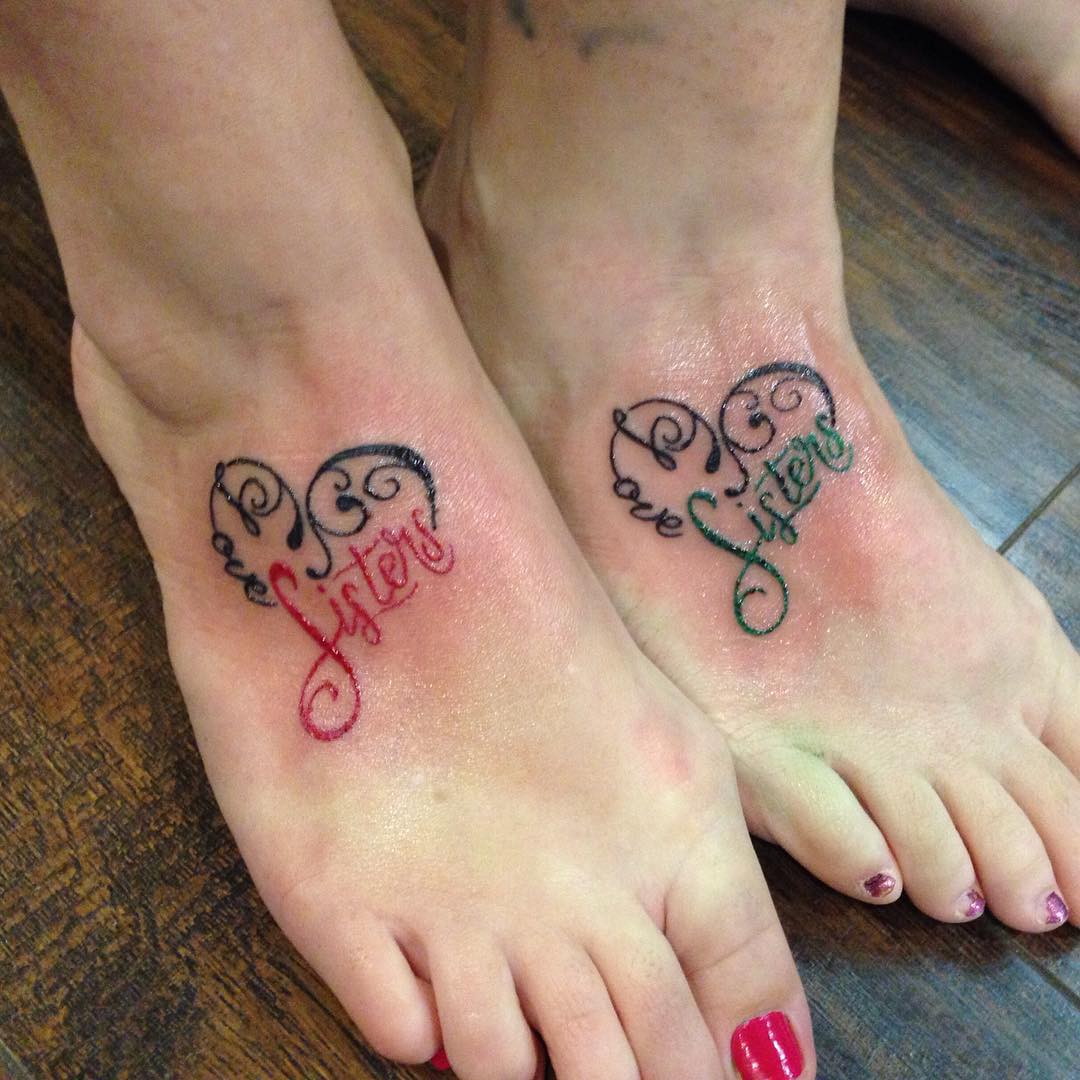 95+ Superb Sister Tattoos Matching Ideas, Colors, Symbols