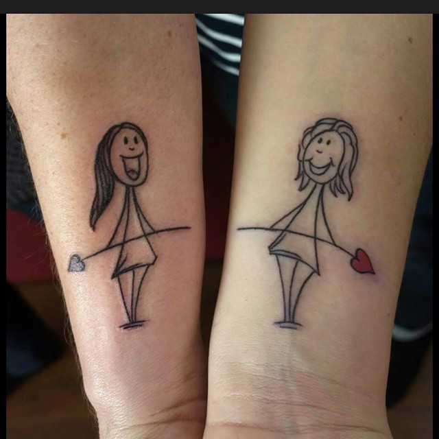 Types of the sister tattoos