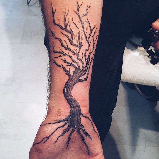 85+ Best Tree Tattoo Designs & Meanings Family Inspired (2019)