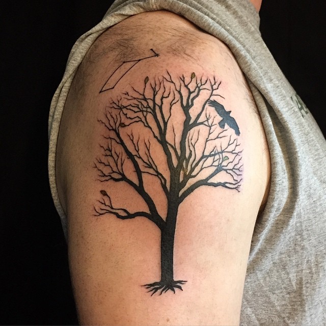 85+ Best Tree Tattoo Designs & Meanings Family Inspired (2019)