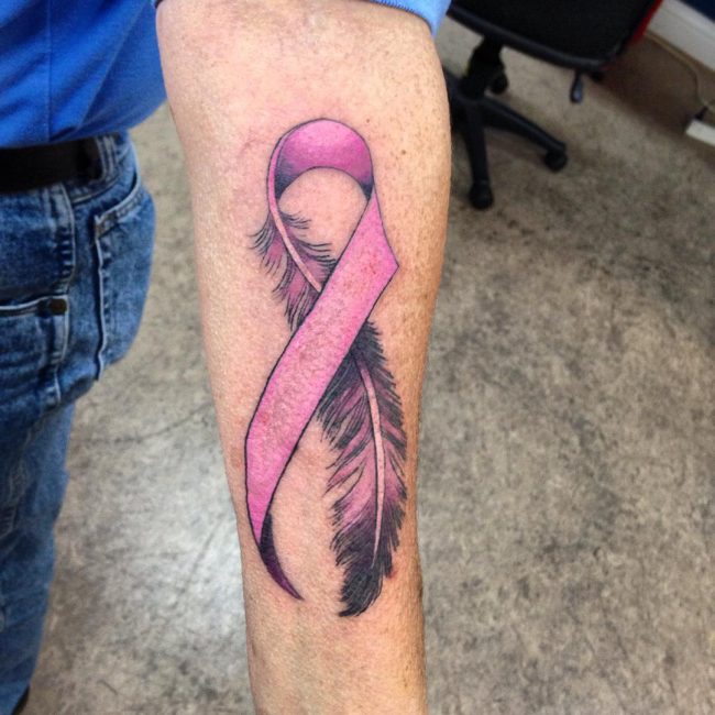 65 Best Cancer Ribbon Tattoo Designs And Meanings 2019