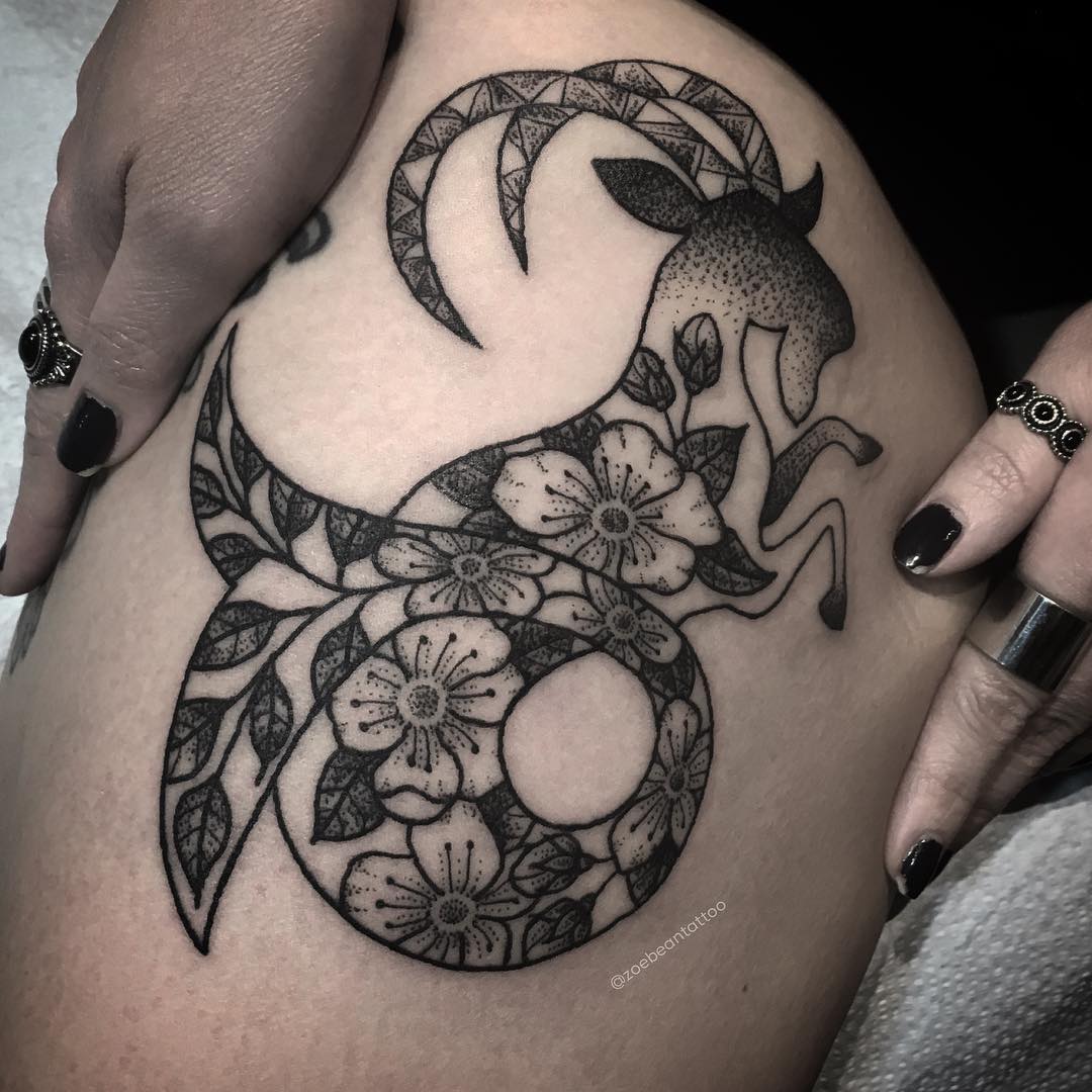 Tattoo Capricorn Woman 91
