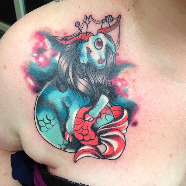 55 Best Capricorn Tattoo Designs Main Meaning Is 2019