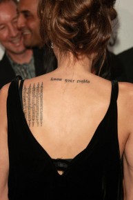 Famous Celebrities With Tattoos Specially For Fans