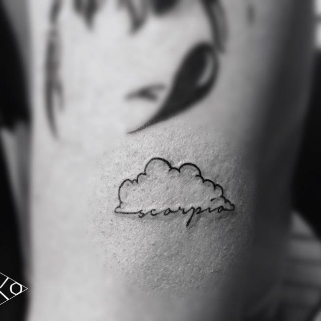 105 Best Cloud Tattoo Designs Meanings Love Is In The Air 19