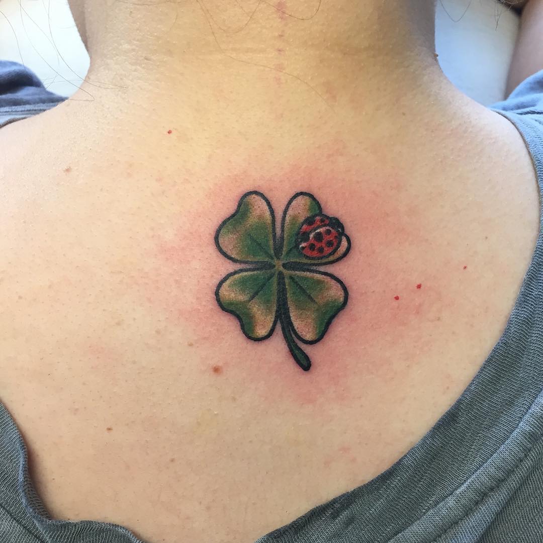 70+ Best Four Leaf Clover Tattoo Ideas and Designs Lucky