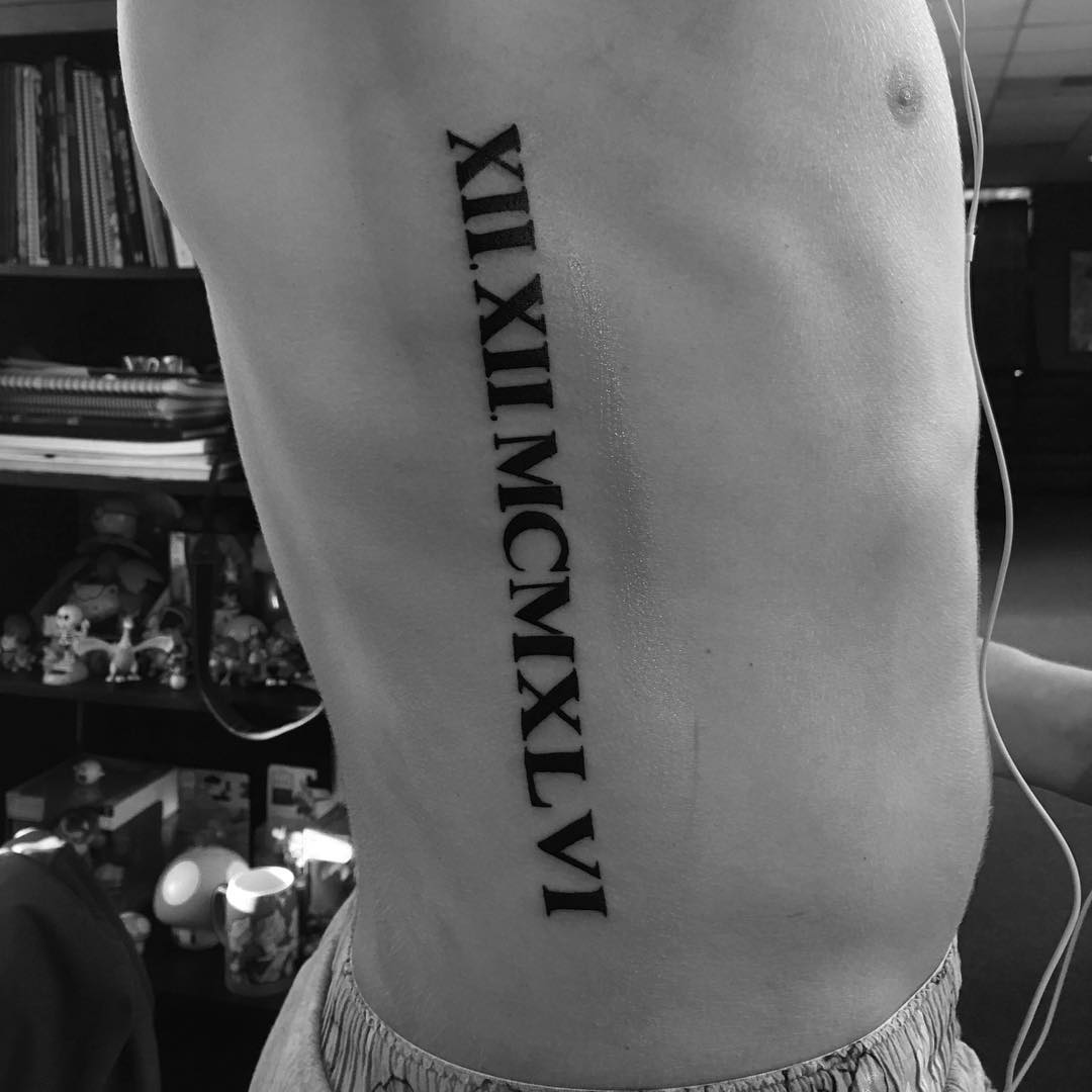 70+ Best Roman Numeral Tattoo Designs & Meanings - Be ...