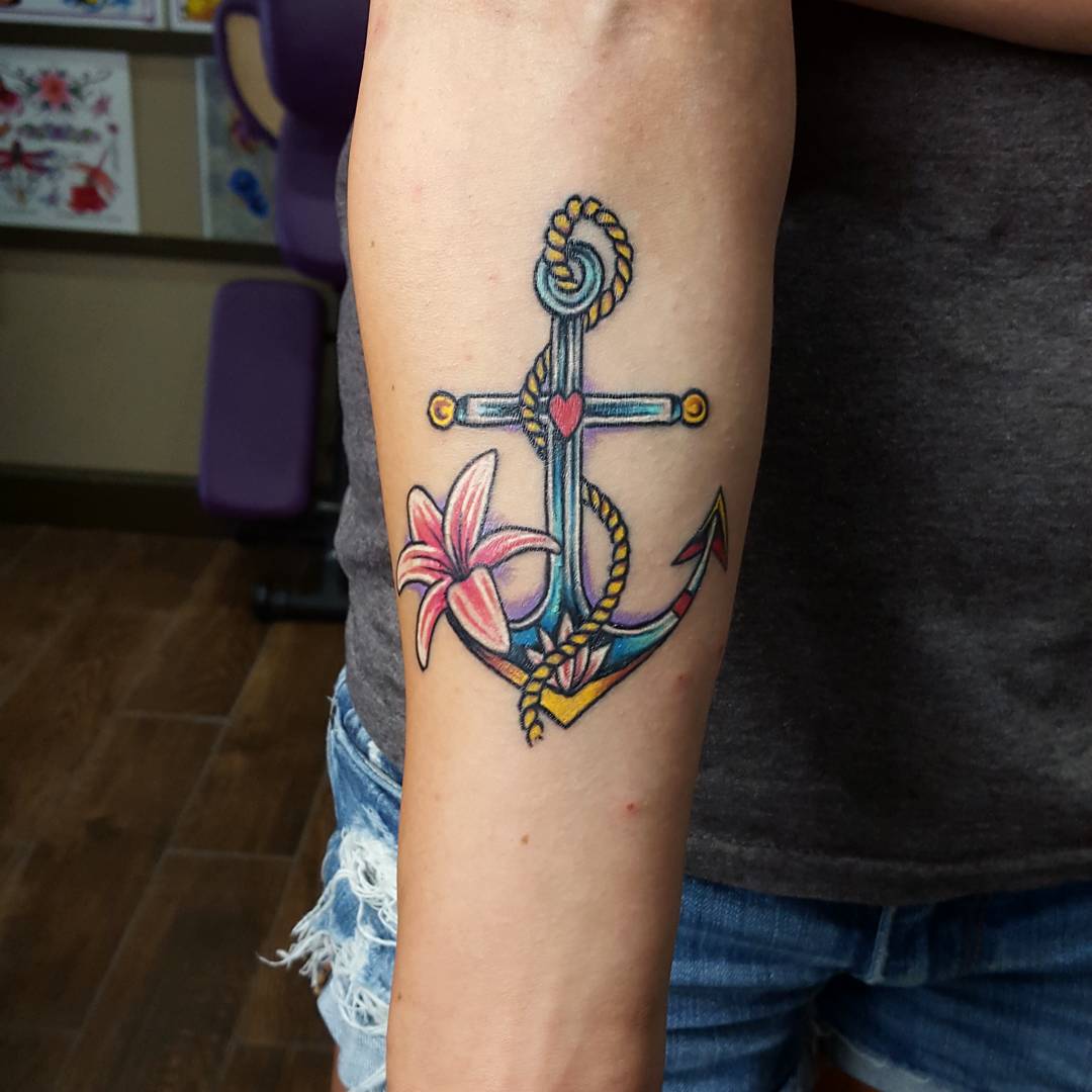 95+ Best Anchor Tattoo Designs & Meanings - Love of The ...