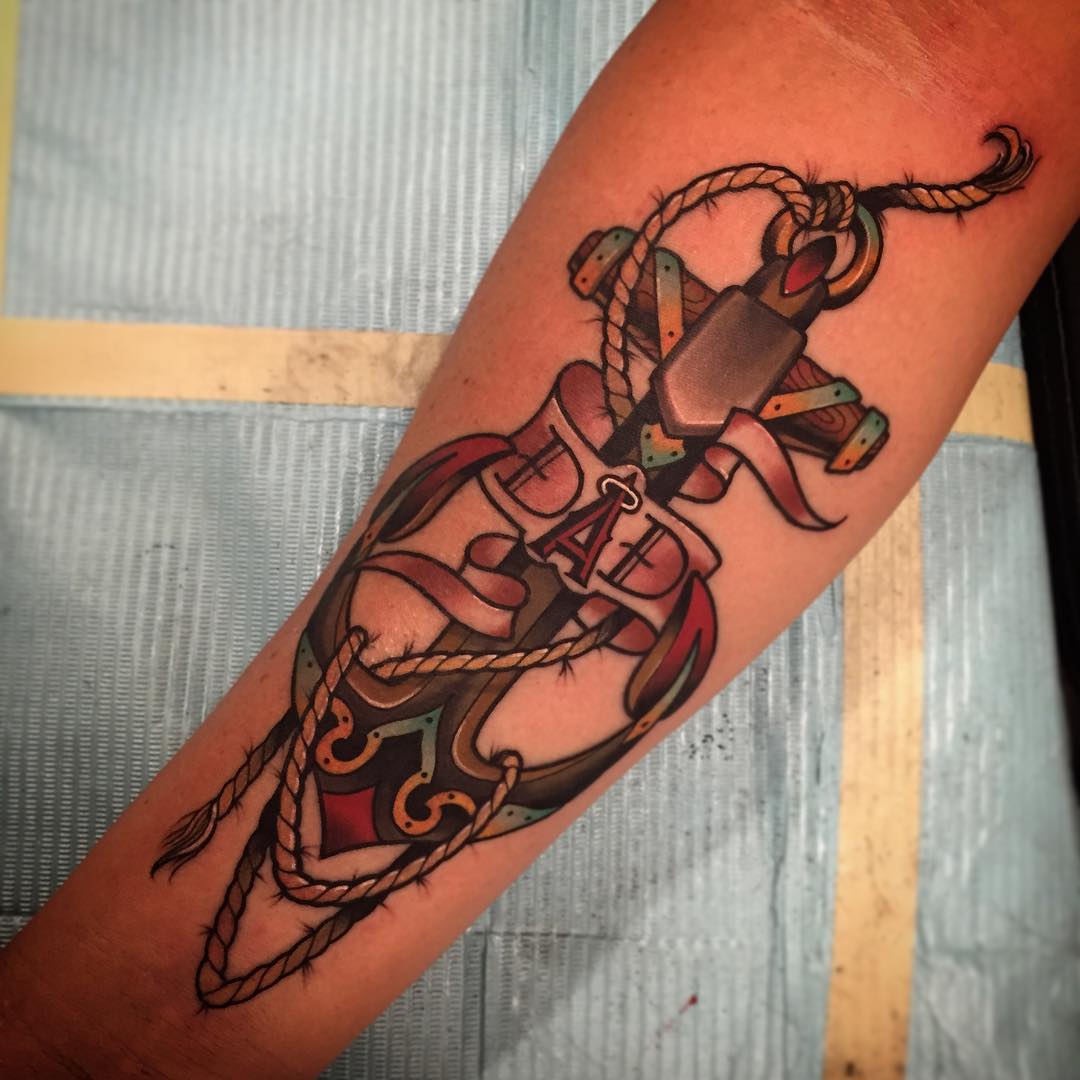 95+ Best Anchor Tattoo Designs & Meanings - Love of The ...