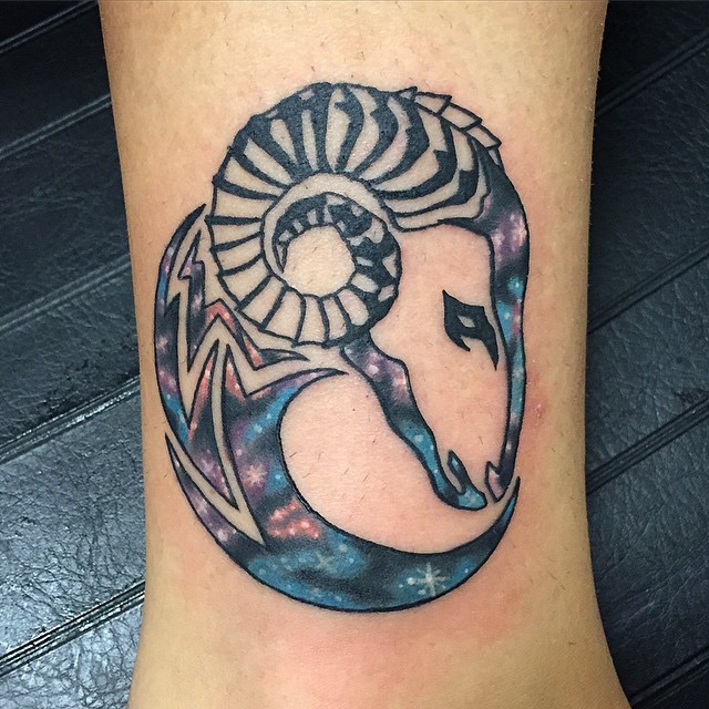 55 Best Aries Symbol Tattoo Designs Do You Believe in Astrology?(2019)