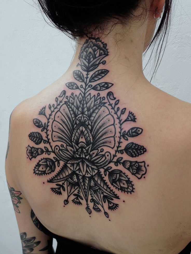 45+ Back of the Neck Tattoo Designs & Meanings -Way To The ...