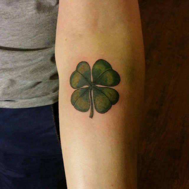 70 Best Four Leaf Clover Tattoo Ideas And Designs Lucky Plant 2018 